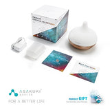 ASAKUKI 300ML Essential Oil Diffuser 5-In-1 Cool Mist Humidifier