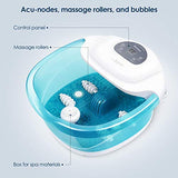 MaxKare Foot Spa Bath Bucket Massager with Heat Bubble Vibration 3 in 1 Function