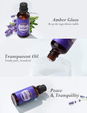 Homasy Lavender Essential Oil, 50ml 100% Pure Natural Essential Oils, Aromatherapy Lavender Oil for Diffuser