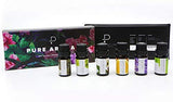 Essential oils by PURE AROMA 100% Pure Therapeutic Grade Oils kit- Top 6 Aromatherapy Oils Gift Set-6 Pack, 10ML