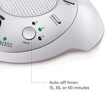 HoMedics Sound Spa Relaxation Sound Machine with 6 Nature Sounds, Silver