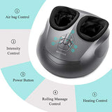 MARNUR Foot Massager Shiatsu Kneading Electric Massage Machine with Air Pressure and Heat Rolling