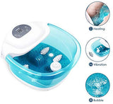 MaxKare Foot Spa Bath Bucket Massager with Heat Bubble Vibration 3 in 1 Function