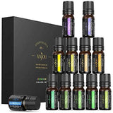 Anjou Essential Oils Set 100% Pure Aromatherapy Oil Kit 12 x 5 ml Scented Oils