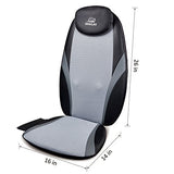 Snailax Shiatsu Massage Cushion with Heat Massage Chair Pad Kneading Back Massager