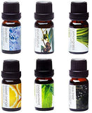 Essential oils by PURE AROMA 100% Pure Therapeutic Grade Oils kit- Top 6 Aromatherapy Oils Gift Set-6 Pack, 10ML