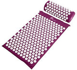 ProSource Acupressure Mat and Pillow Set for Back/Neck Pain Relief and Muscle Relaxation