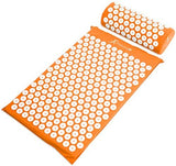 ProSource Acupressure Mat and Pillow Set for Back/Neck Pain Relief and Muscle Relaxation